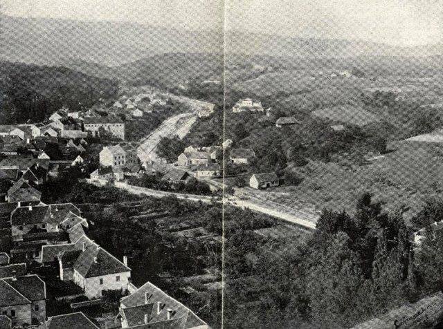 Ribnjak i Medveščak 1870. godine, panorama
